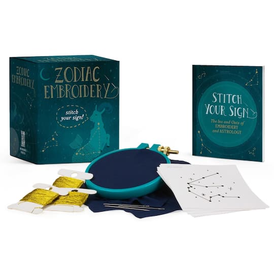 10 Pack: Zodiac Embroidery Kit